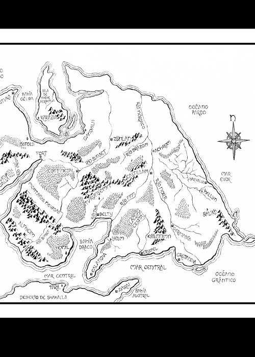 Mapa del Este de Adnalia